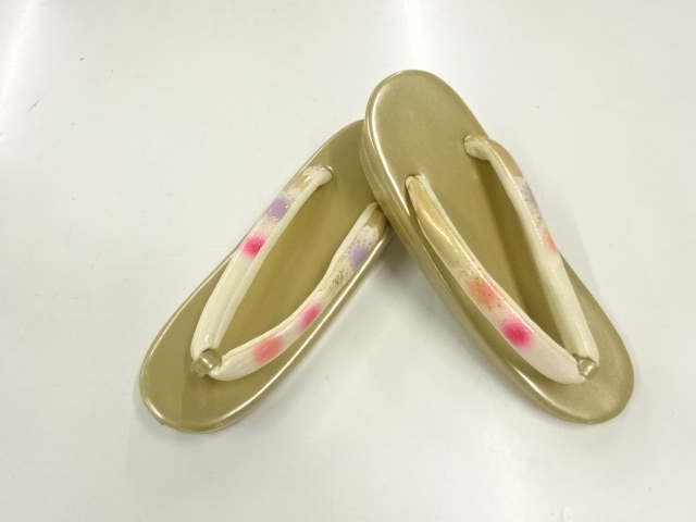 JAPANESE KIMONO / JAPANESE-STYLE ZORI (SIZE L)